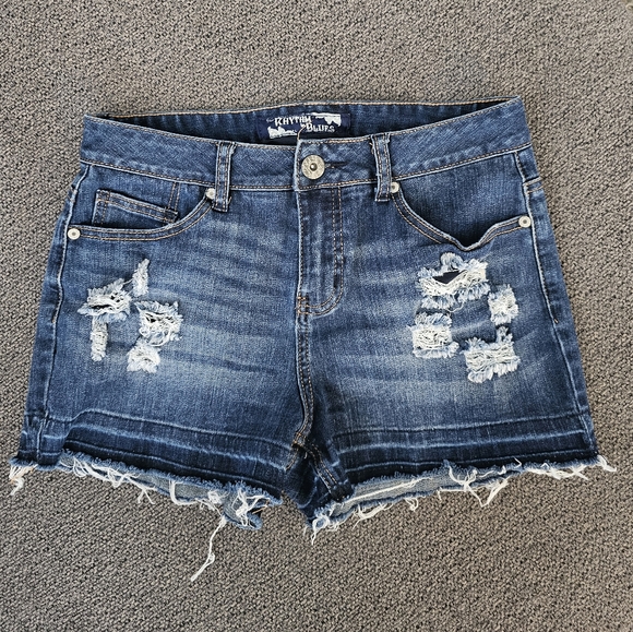 Rythm and Blues Pants - Rythm and Blues Distress Shorts